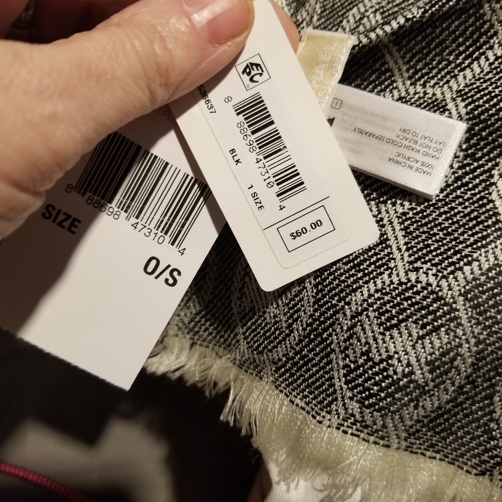 MK Jet Set Logo Jacquard Wrap created for Macy's - Picture 6 of 7